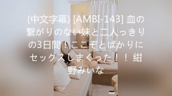 (中文字幕) [AMBI-143] 血の繋がりのない妹と二人っきりの3日間！ここぞとばかりにセックスしまくった！！ 紺野みいな