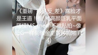 《重磅☛极品反_差》露脸才是王道！推_特高颜巨乳平面骚模MS_mean不雅私拍~像母G一样伺候金主各种啪啪 (14)