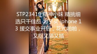 STP23419 精神小妹 精挑细选只干佳品 为了买 iphone 13 援交事业开启，花式啪啪，又抠又舔又插